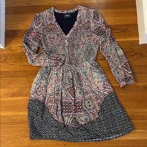 Maeve Multicolor Long Sleeve Dress